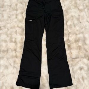 Cherokee Black Scrub Pants, Size Small Tall